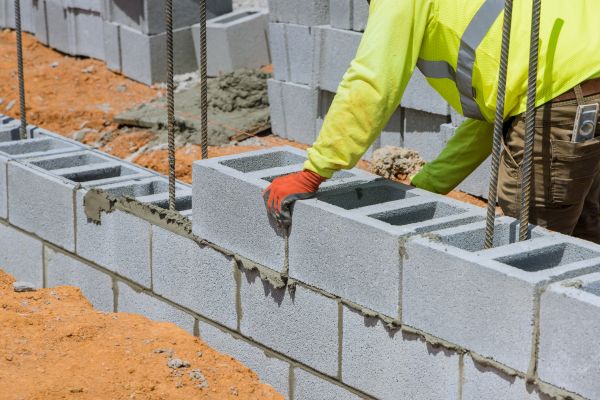Concrete Blocks Installation in Kent
